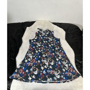 New Relativity A Line‎ Womens Floral Sleeveless Dress Plus Size 2X